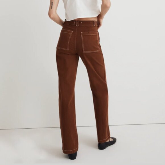 Madewell Emmett Garment-Dyed Pants size 26 - Picture 3 of 7